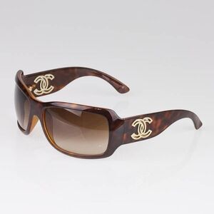 Chanel Model 6018 909 13 with Gradient Brown Lenses and Havana Brown Frame